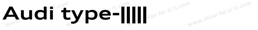 Audi type字体转换